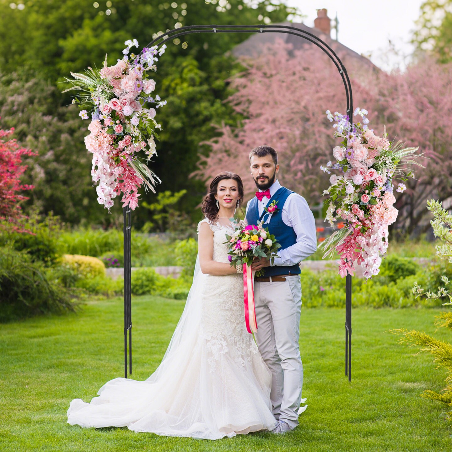 Garden Arch Trellis for Climbing Plants and Decorative Pergola