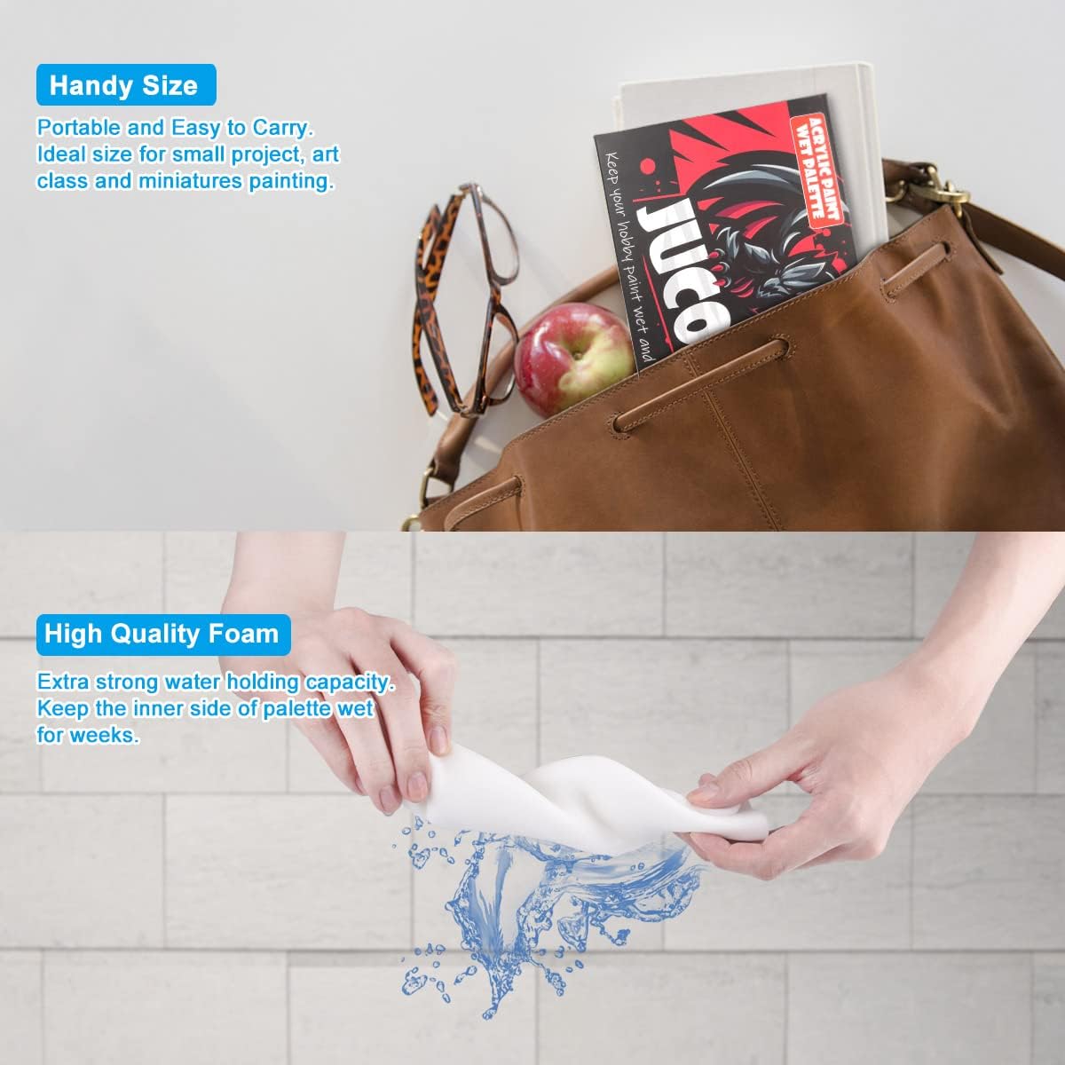 Wet Palette Paint Palette for Acrylic Paints Miniatures Paint Pallet Pigment Palette