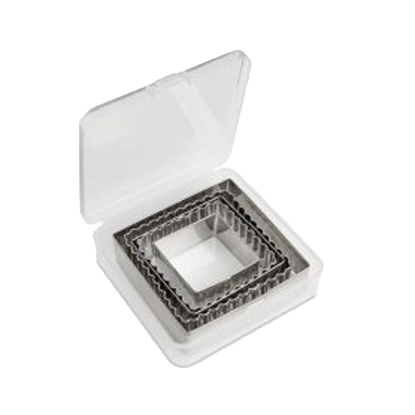 Square Metal Cookie Cutters for Precise Evenly Shaped Cookies