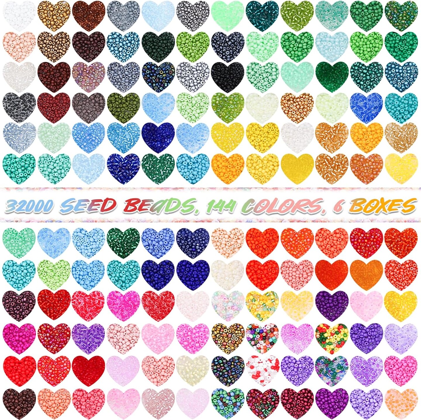 Glass Seed Beads Kit 3mm Small Waist Beads