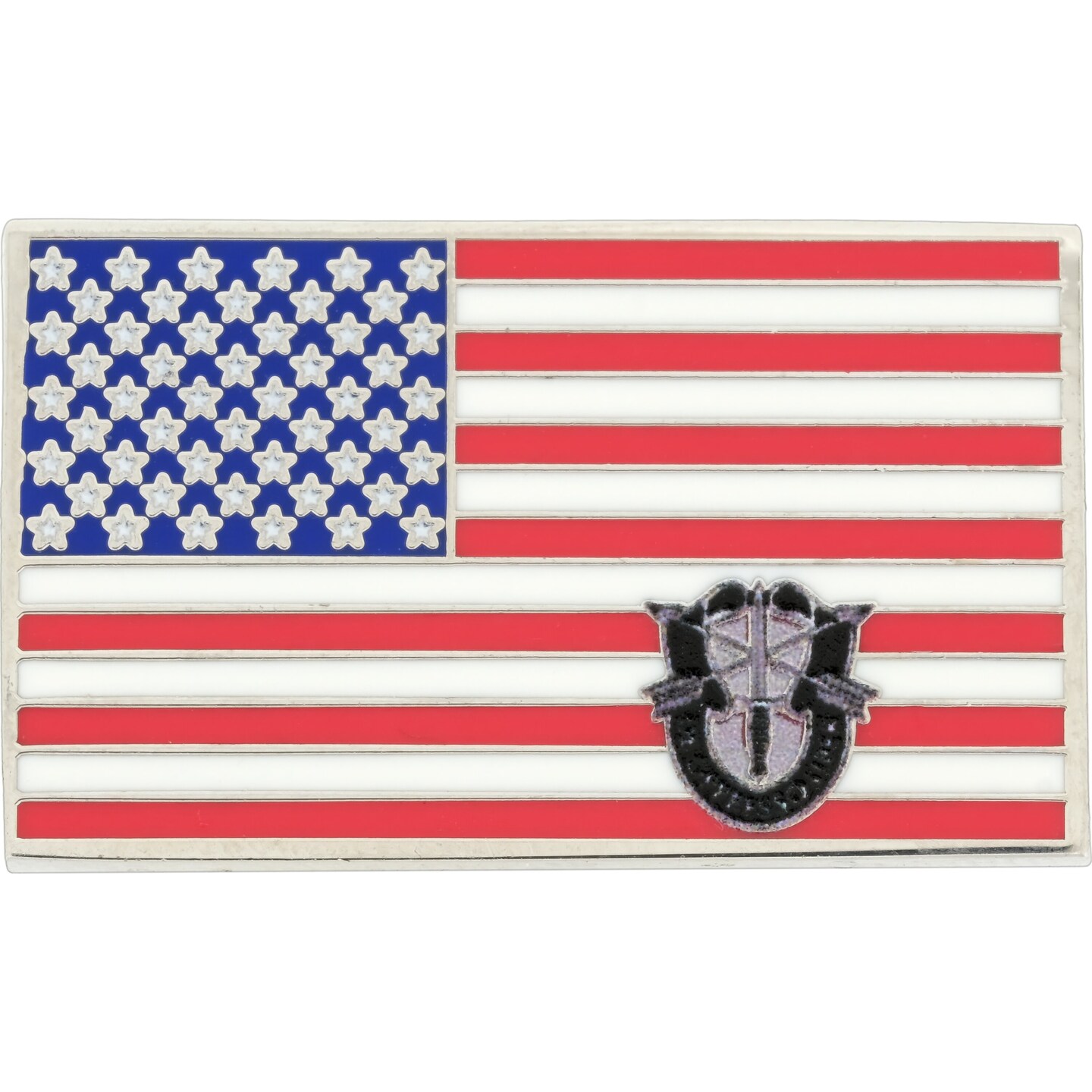 American Special Forces Flag De Oppresso Liber Pin 1&#x22;
