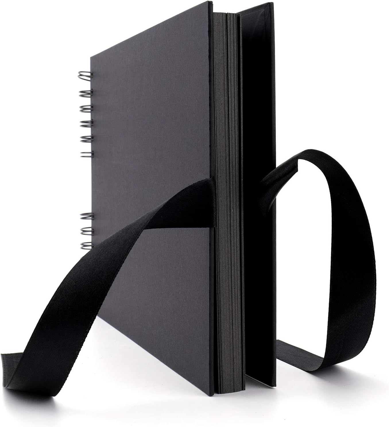 2 Pack 80 Pages Scrapbook Album, Photo Album Memory Book, Total 160 Pages - Black