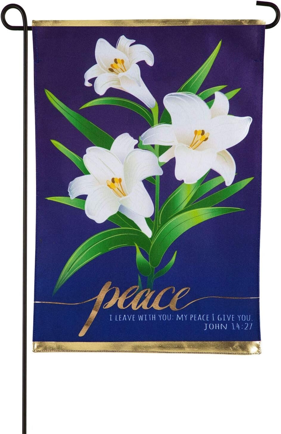 Easter Lilies 2 Sided Garden Flag