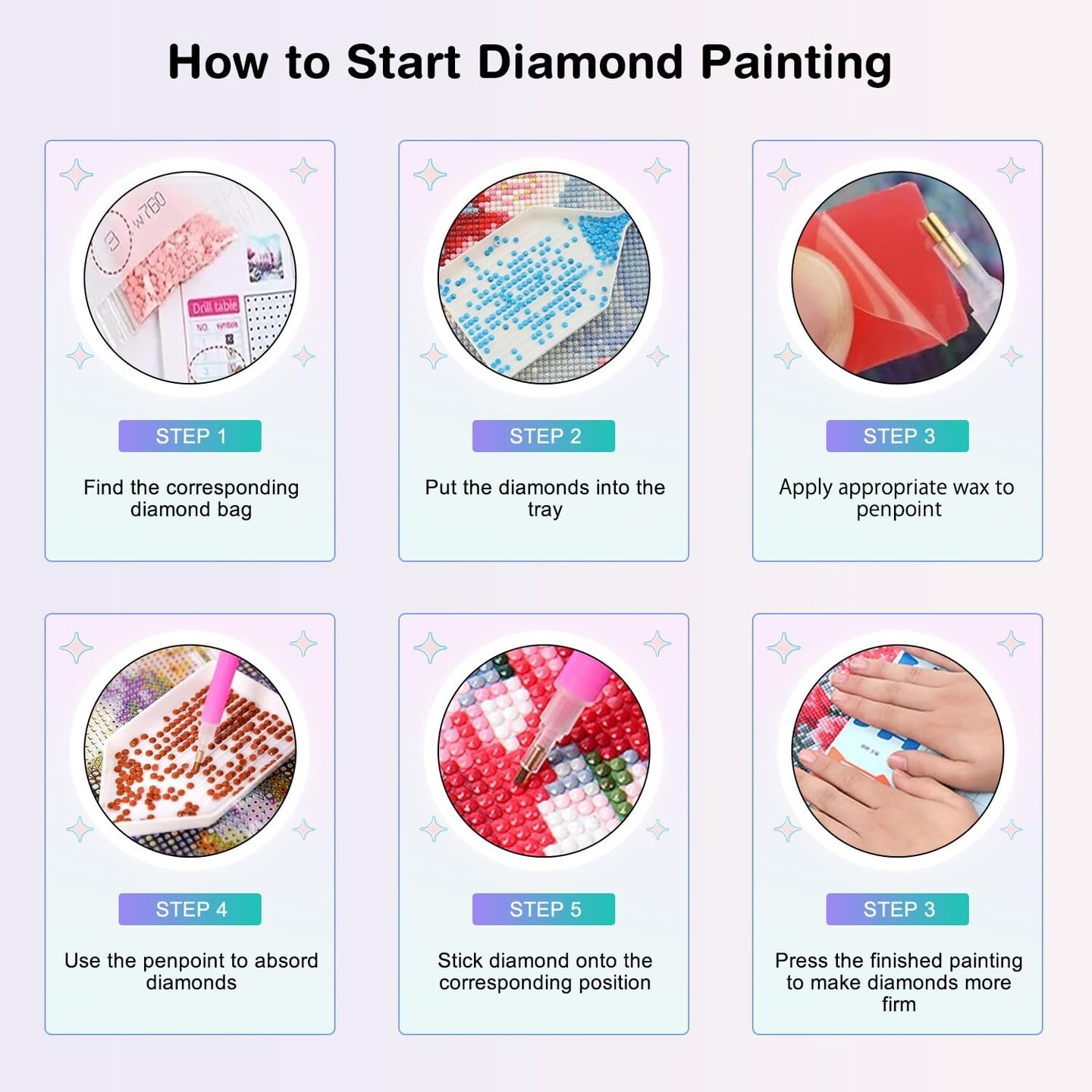 Diamond Painting Flowers-5D Diamond Art,Flowers Diamond Paintings for Adults