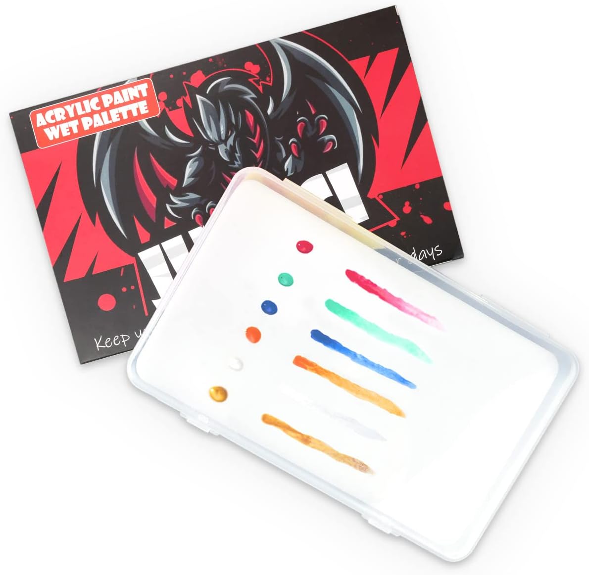 Wet Palette Paint Palette for Acrylic Paints Miniatures Paint Pallet Pigment Palette