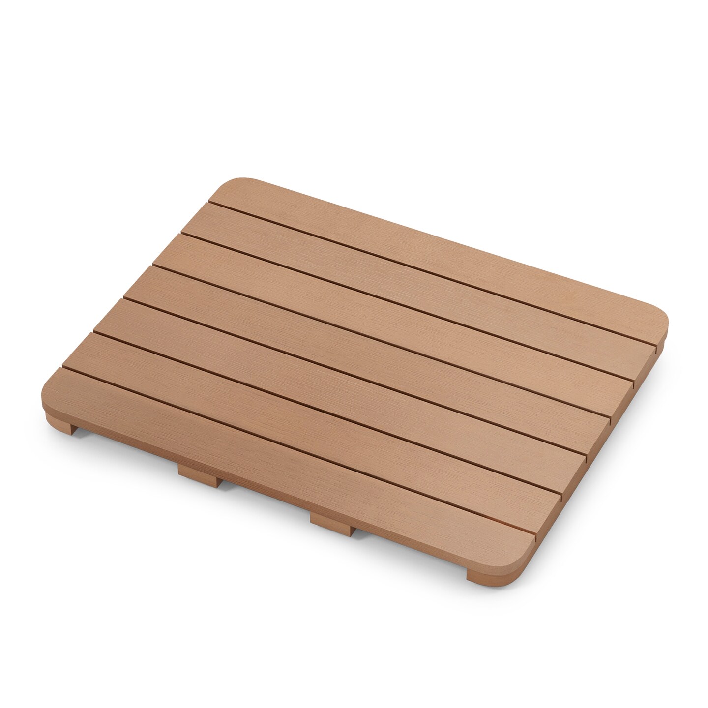 HIPS Slatted Bath Spa Mat with Rounded and Smooth Edges Perfect Addition to Shower Room or Bathtub