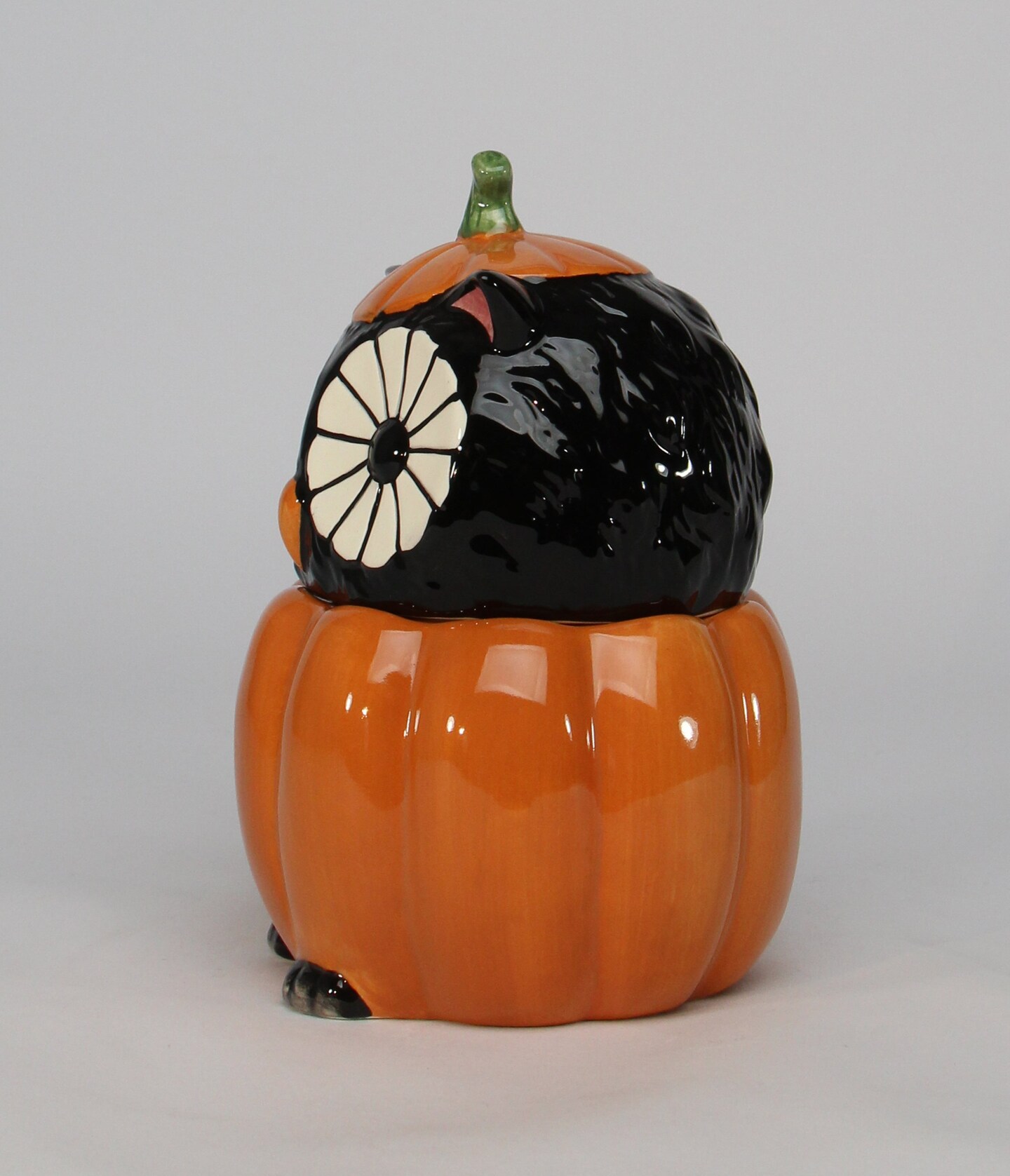 Ceramic Black Owl Pumpkin Candy Box, Home D&#xE9;cor, Gift for Her, Gift for Mom, Kitchen D&#xE9;cor, Fall D&#xE9;cor, Halloween D&#xE9;cor
