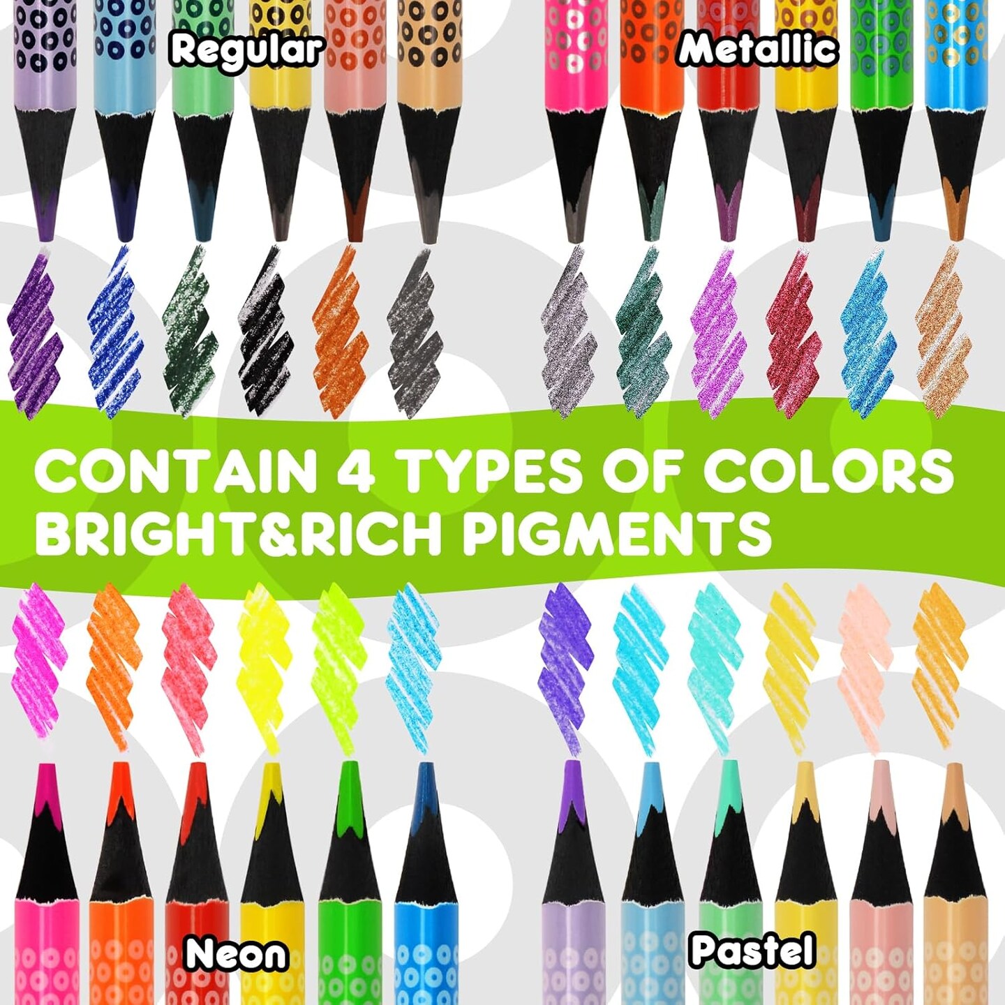 12 Double-Ended Colored Pencils, 24 Colors in 12 Pencils, Black Wooden Triangular Coloring Pencils for Kids, Party Bag Favors, Pre-sharpened