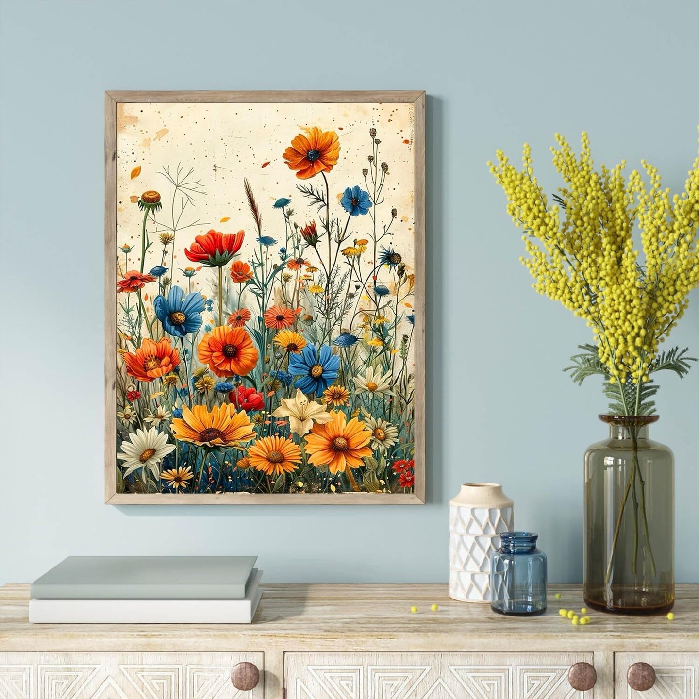 Diamond Painting Kits for Adults - Flowers DIY 5D Diamond Art Kits Full Drill