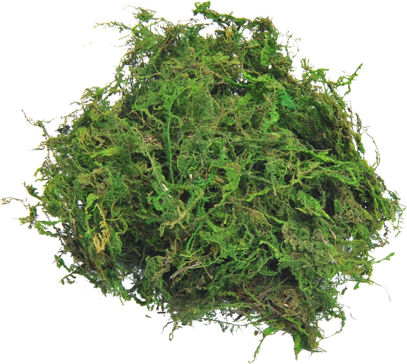 Fake Moss for Centerpieces Decor, Aftificial Green Moss for Plant Crafts Flower, 3.5oz