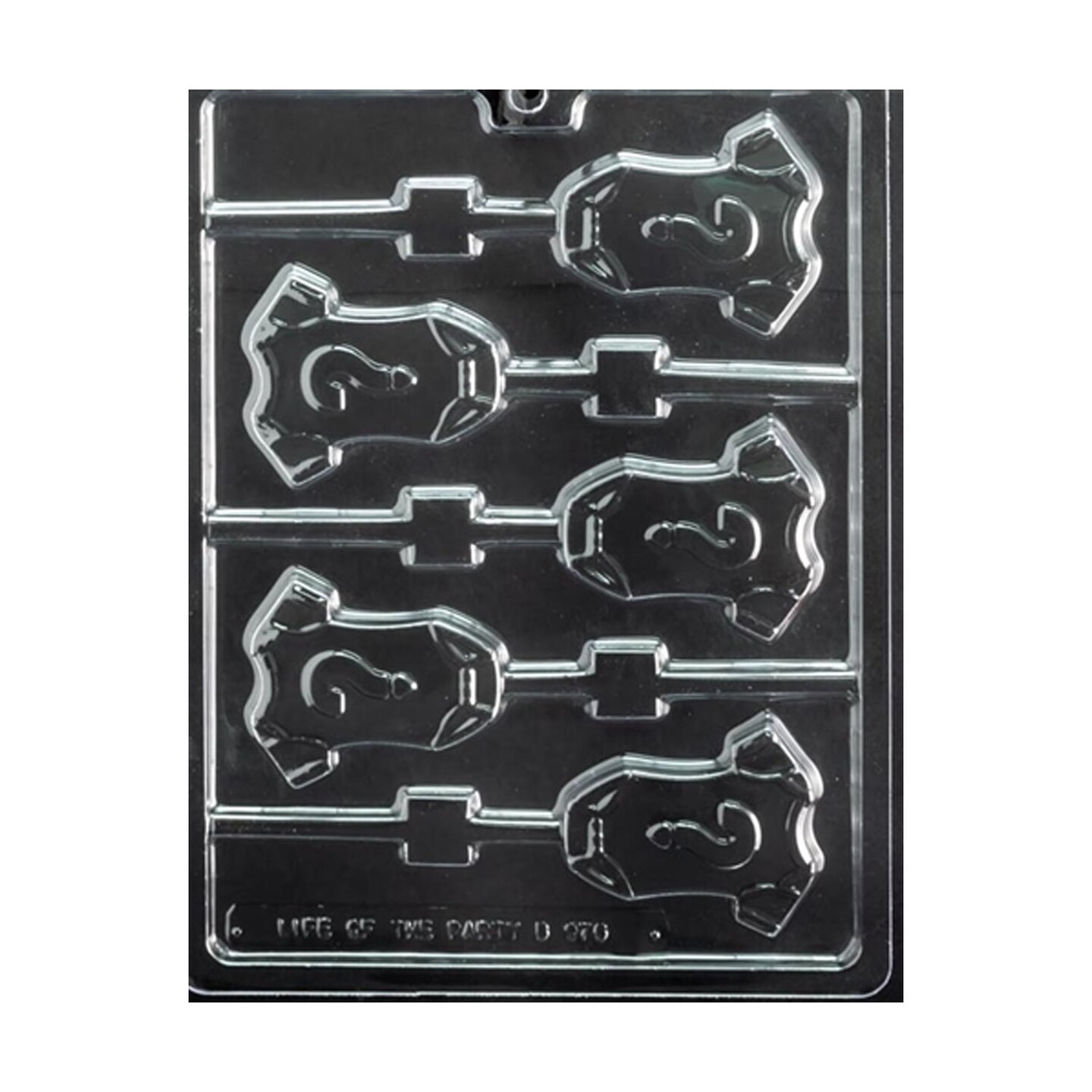 Question Mark Onesie Chocolate Lolly Mold