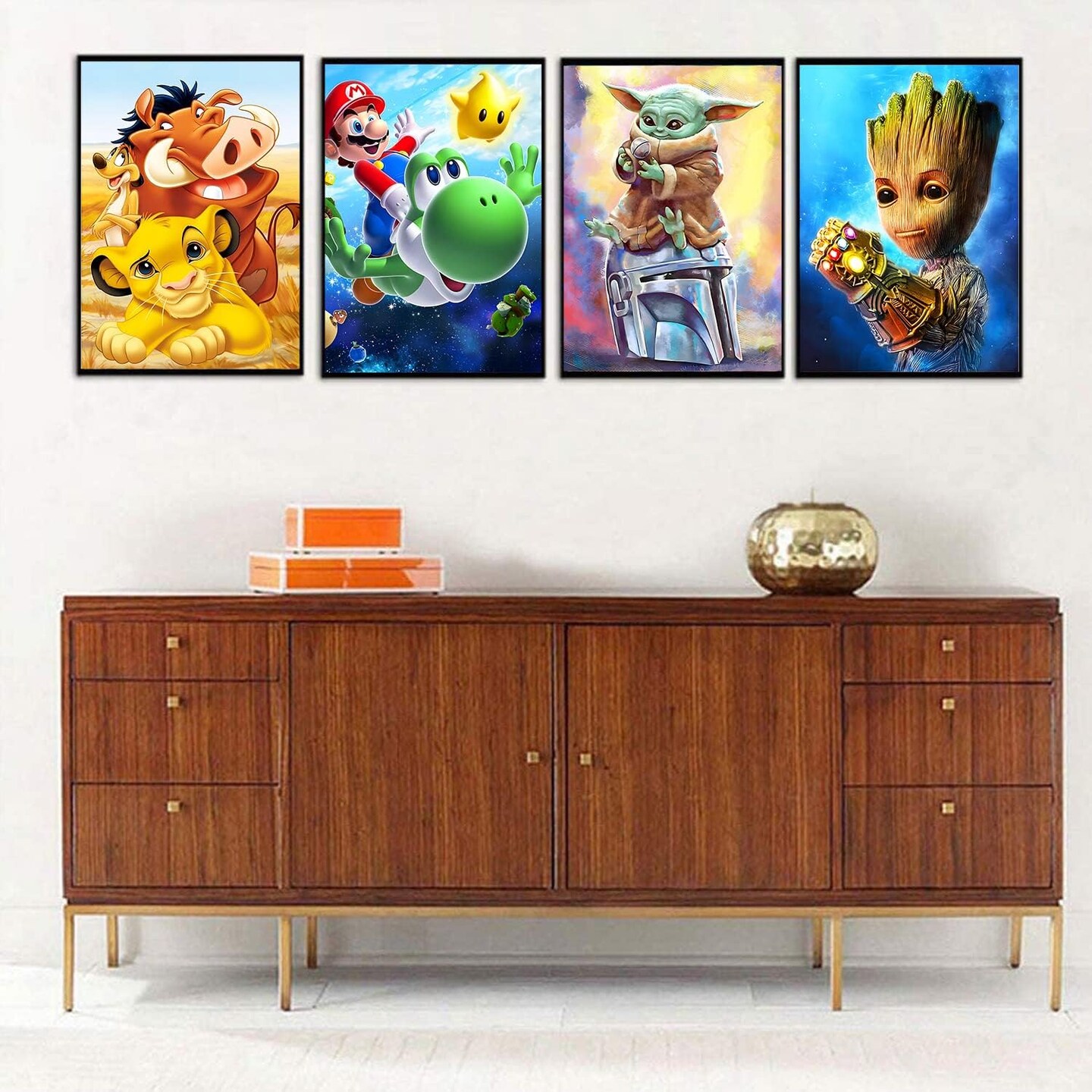 12 Pack Diamond Painting Kits for Adults 5D DIY Diamond Art Kit Paint with Round Full Drill Diamonds for Beginners Gem Paintings Art for Home Wall Decor Gifts(12X16 Inch)