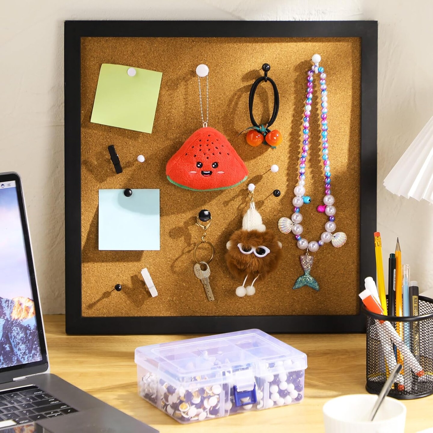 600 pcs decorative push pins black and white thumbtacks 6 types for cork boards bulletin boards and classroom decor