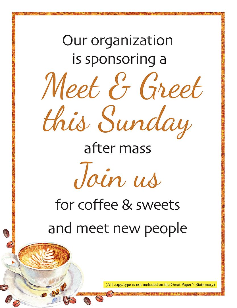 Great Papers! Latte Coffee Beans Letterhead, for Invitations, Announcements and Personal Messages, Printer Friendly 8.5&#x201D;x11&#x201D;, 50 Pack