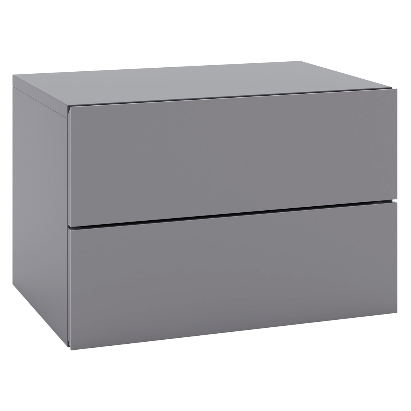 Floating Nightstand with 2 Drawers, Wall-Mounted and Modern Design