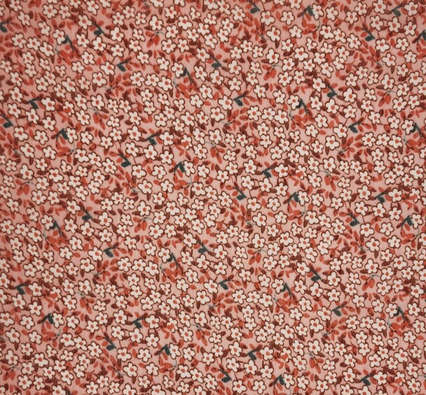 1 Yard Lightweight Yoryu Chiffon Coral Haze Apparel Fabric 57/58&#x201D; Wide, 100% Polyester