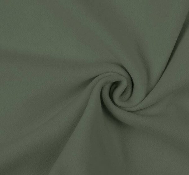 1 Yard Lightweight Wool Dobby Olive Fabric 58/60&#x22; Wide Apparel &#x26; Crafts
