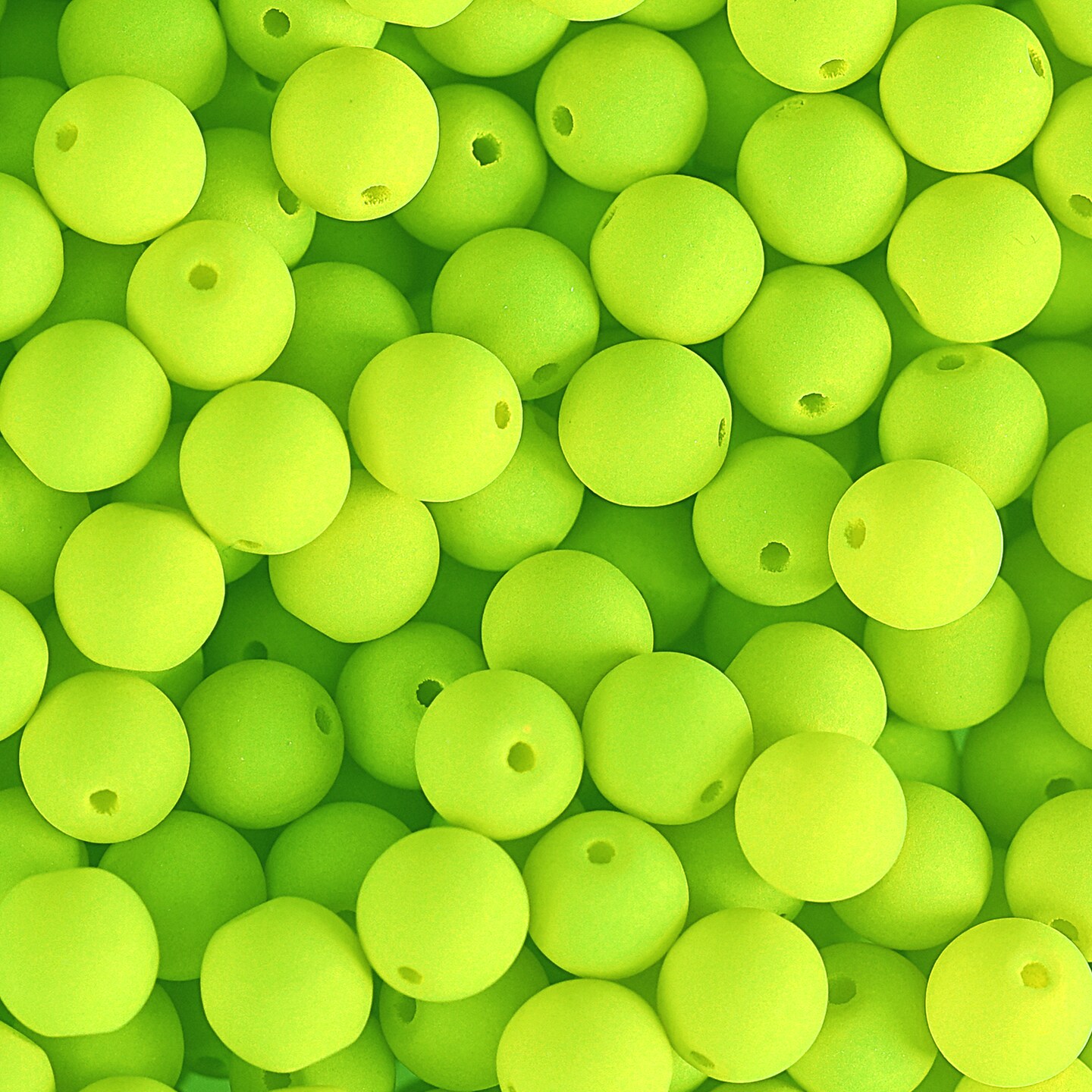 John Bead Czech Glass White Alabaster Velvet Round Bead 3 Strands