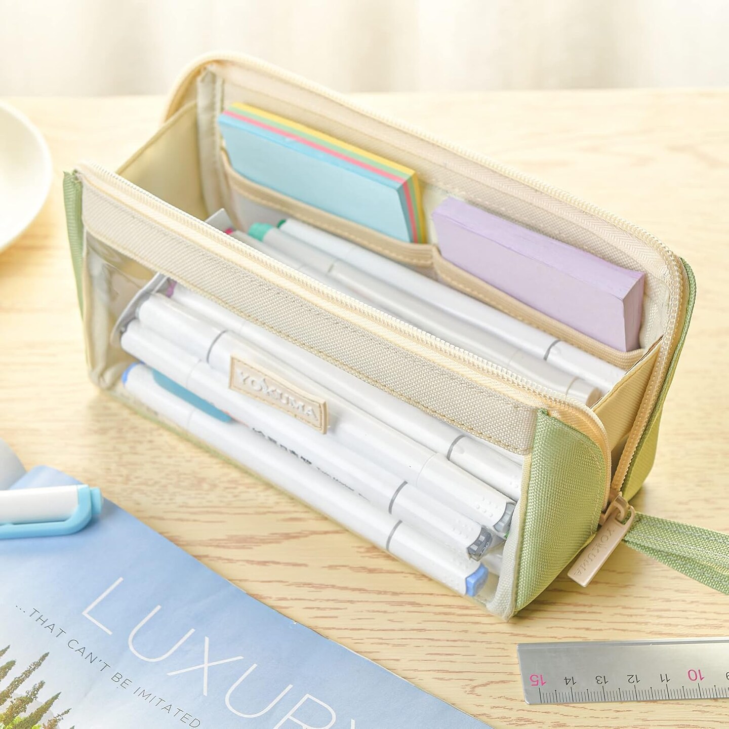 Clear Aesthetic Pencil Case Pouch