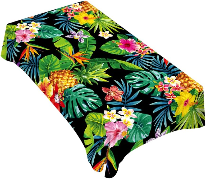 Pineapples Decorative Rectangle Tablecloth (60 x 84 Inch 6-8 Seats)
