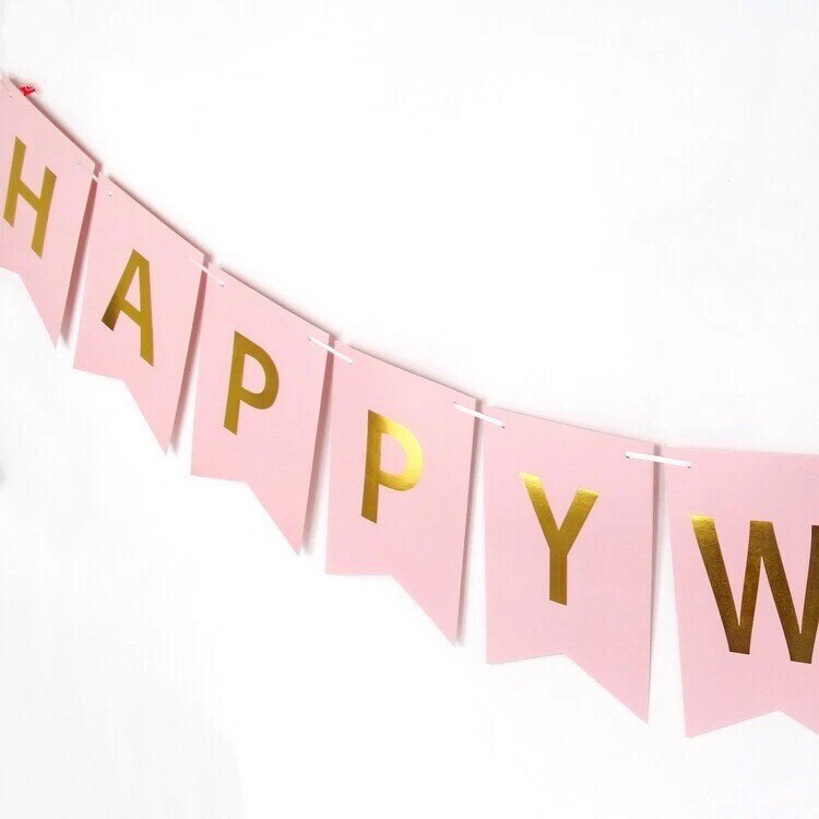 Wedding Banner Garland Party Decoration &#x26; Photo Booth Prop