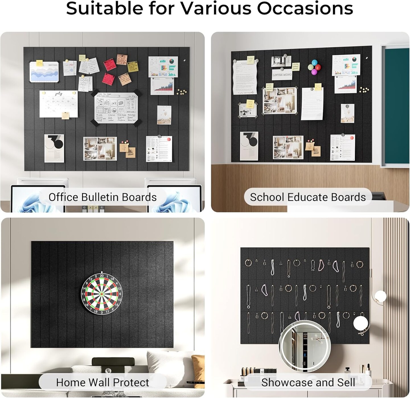 Large Cork Board for Walls