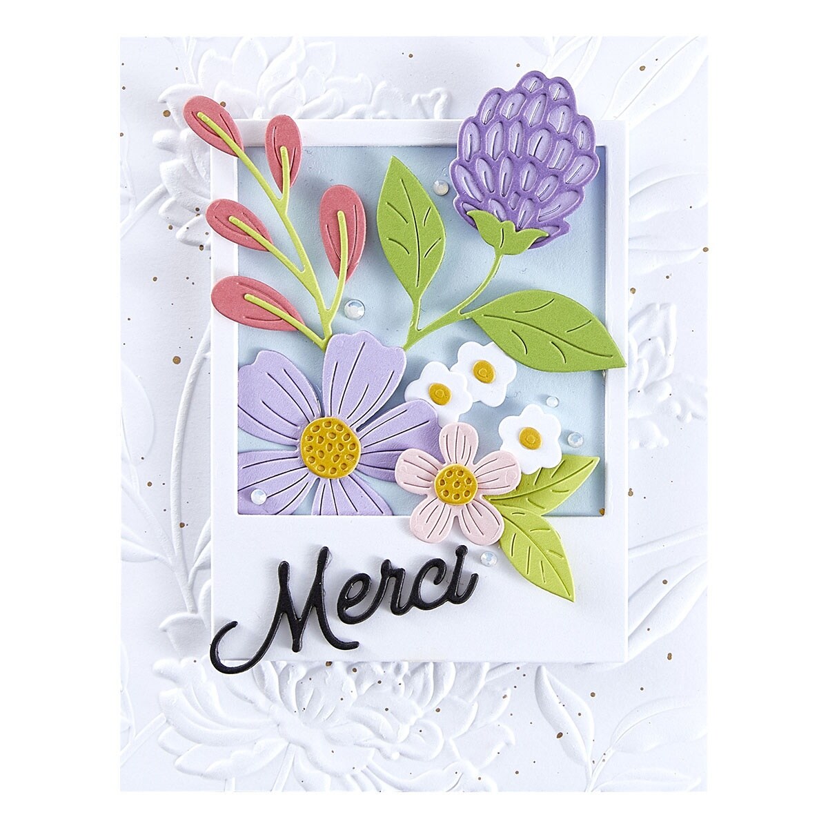 Spellbinders Etched Dies from International Sentiments-French Everyday