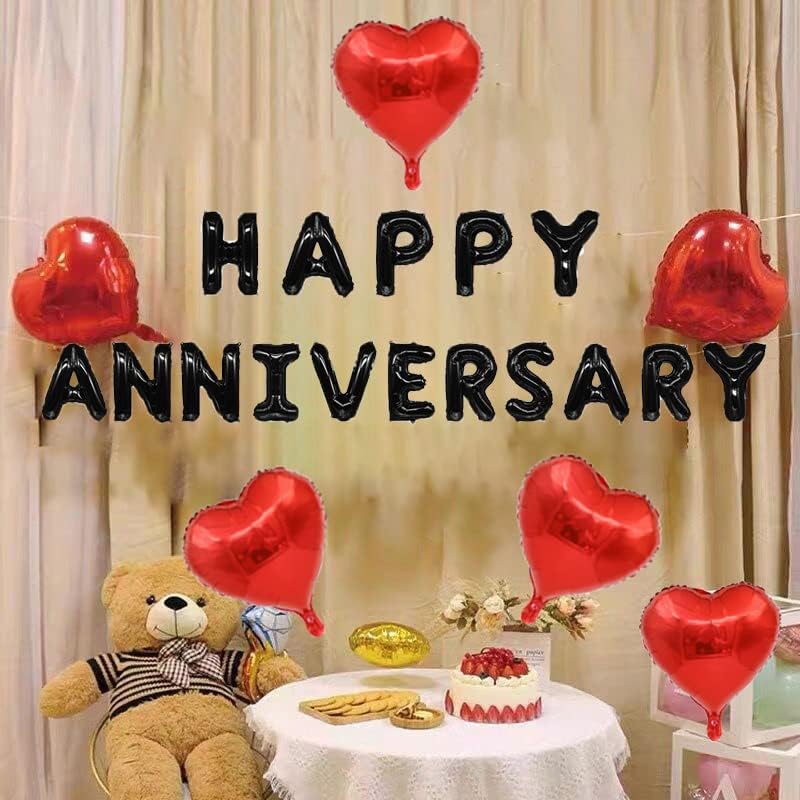 Happy Anniversary Balloon Banner