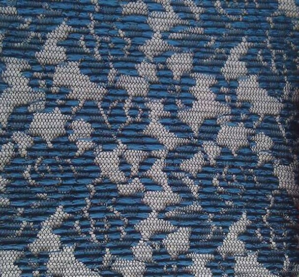 1 Yard Lace Regina Blue Apparel Fabric Width 57/58" Delicate & Versatile Textile
