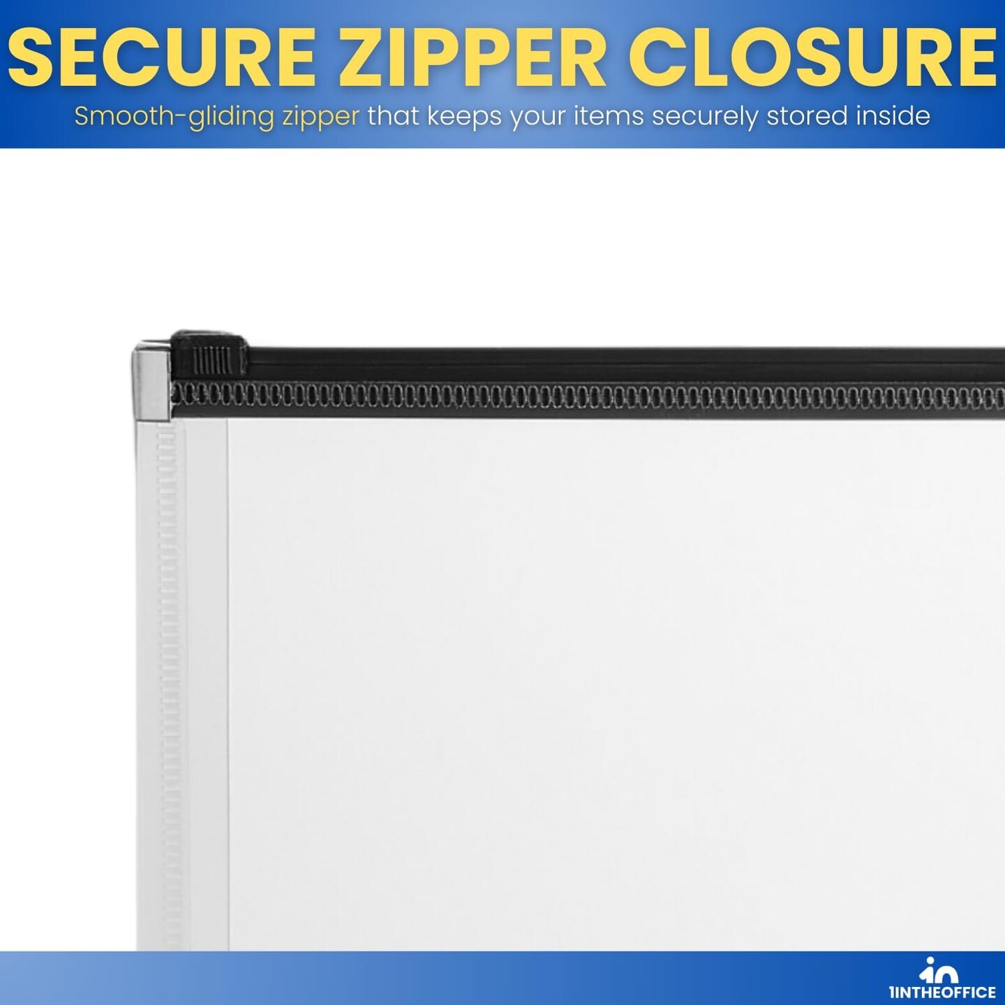 Plastic Filing Envelopes with Zipper Closure