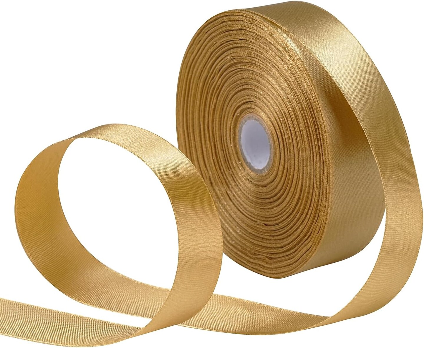 Gold Satin Ribbon - 1 Inch x 50 Yards (Gold) | Michaels