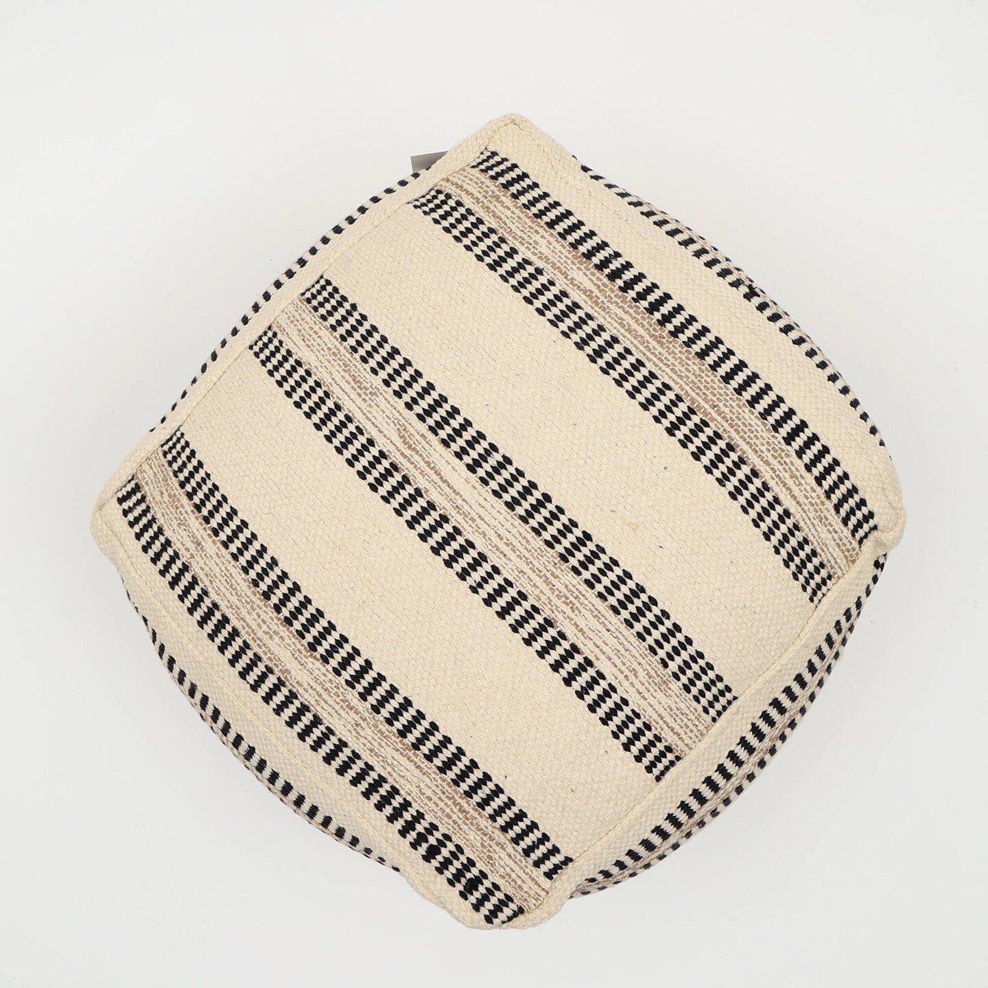 Crafted Pouf 18&#x22;x18&#x22; - Decorative Pouf for Living Room, Bedroom, &#x26; Home D&#xE9;cor