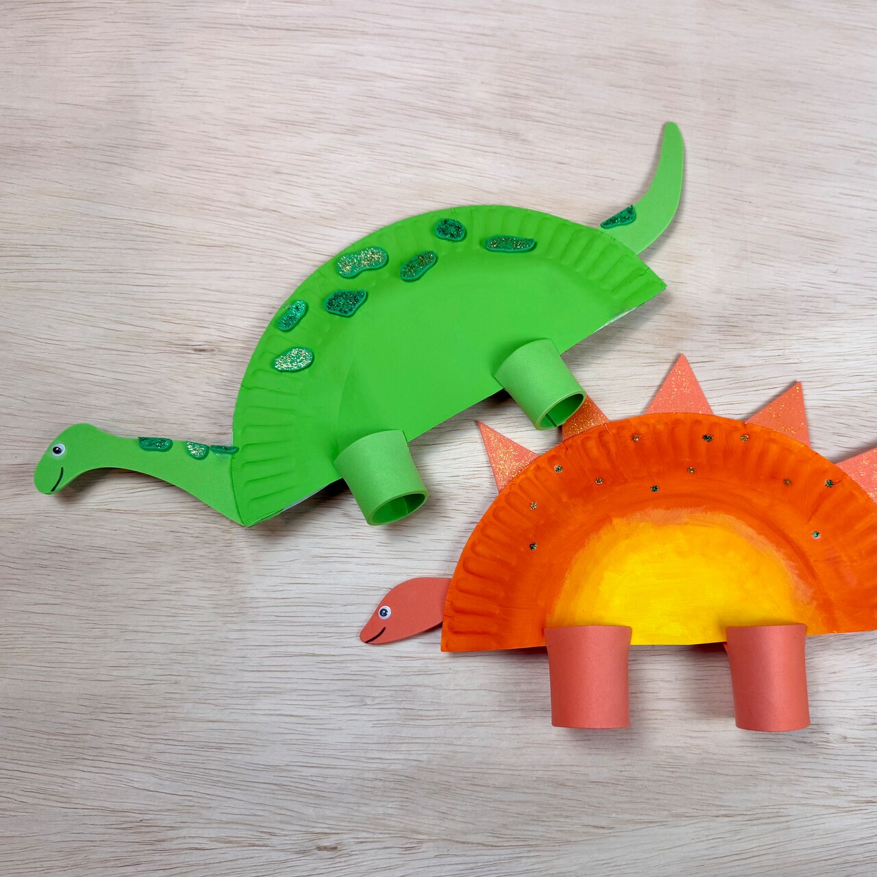 Kids Club: Paper Plate Dinosaur Craft