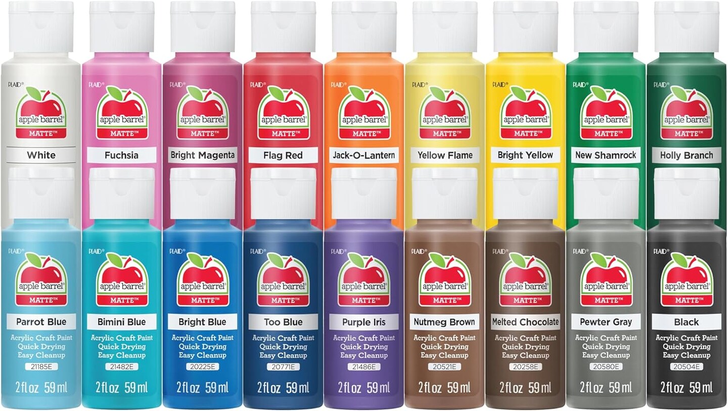 Acrylic Craft Paint Set, Perfect for Arts & Crafts(Multicolor)