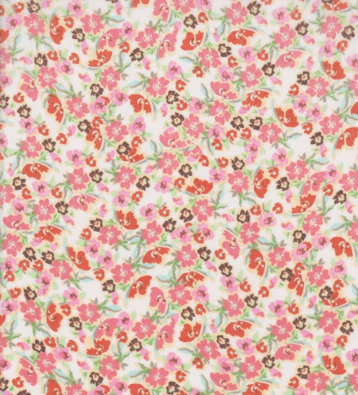 white christmas dresses Watercolor Tropical Floral Printed Silk Chiffon - Earthy Pastels main image 1