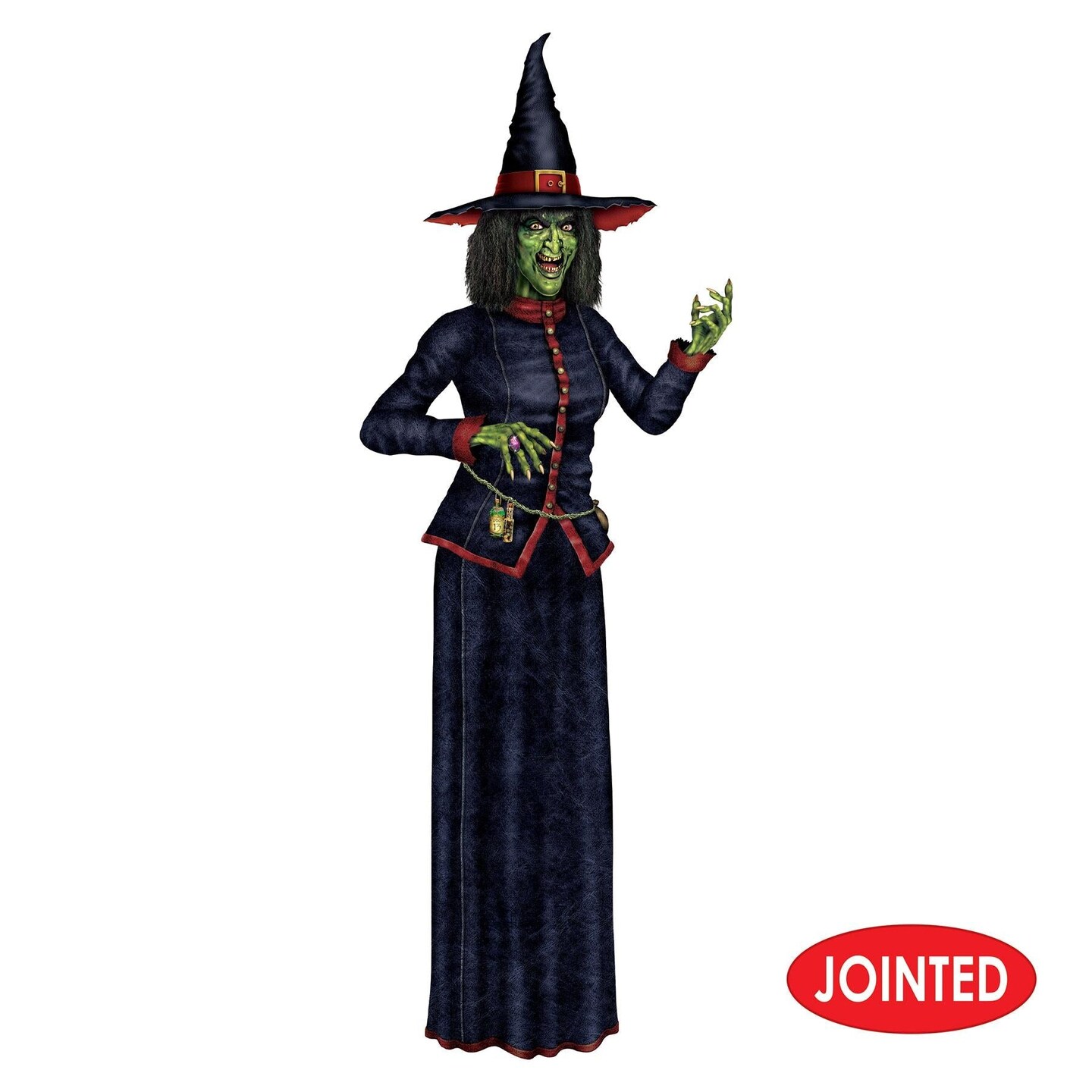 12 Pack Beistle Halloween Jointed Witch