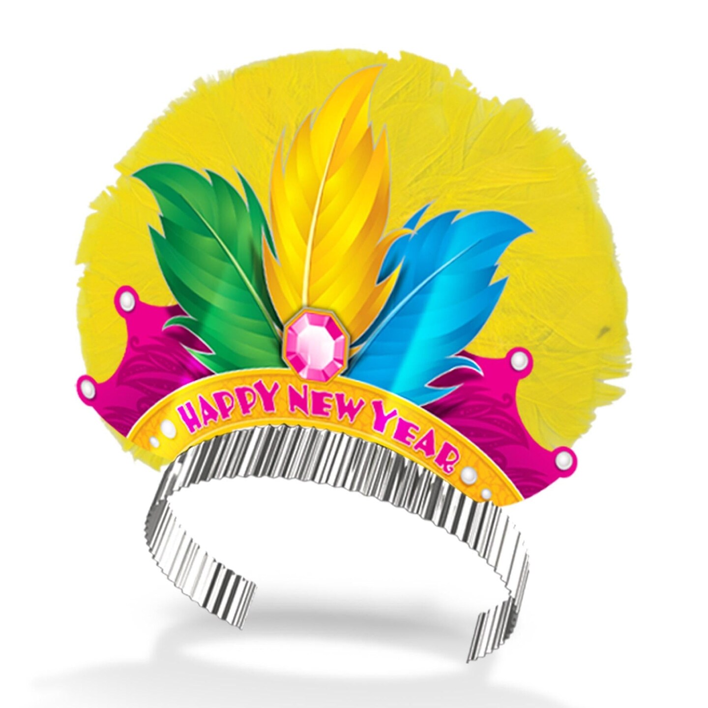 50 Pack Beistle New Year&#x27;s Eve Rio Tiara