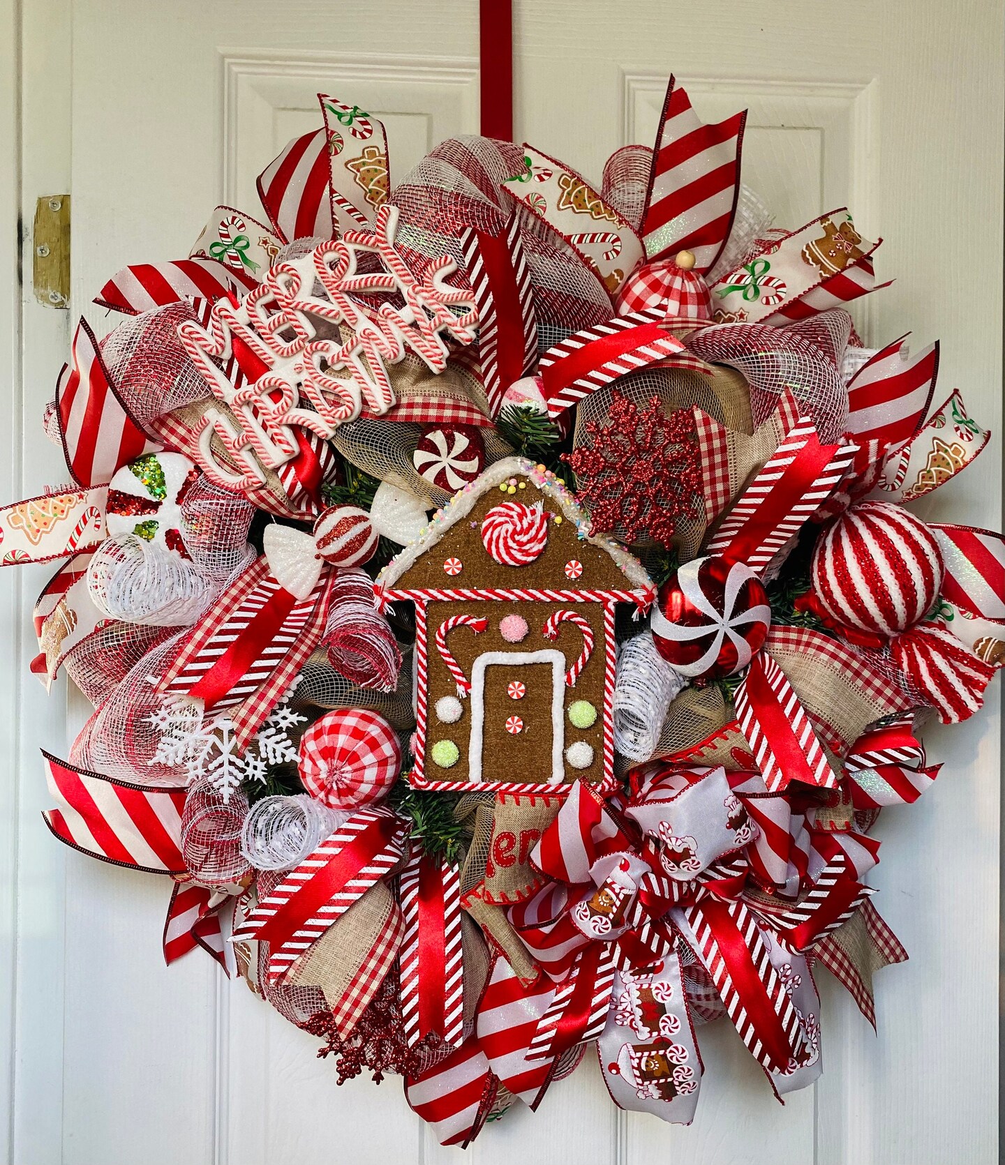 Gingerbread Wreath, Gingerbread Decor, Wreath, Christmas Wreath