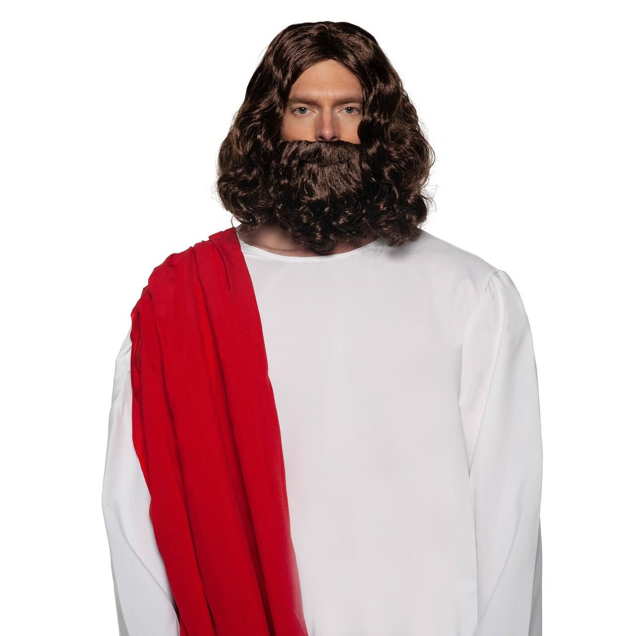 Jesus Wig &#x26; Beard Adult Costume Set