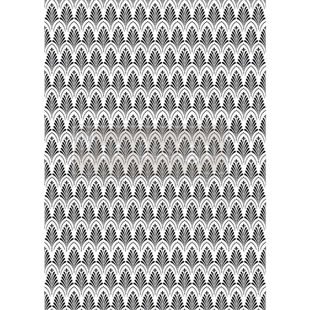 Decor Transfers&#xAE; - Harmonious Fan - total sheet size 24&#x22;x35&#x22;, cut into 2 sheets