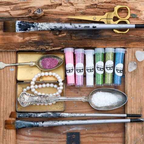 Art Ingredients - Glitter Set - Spring - 6 bottles x 10 grams each