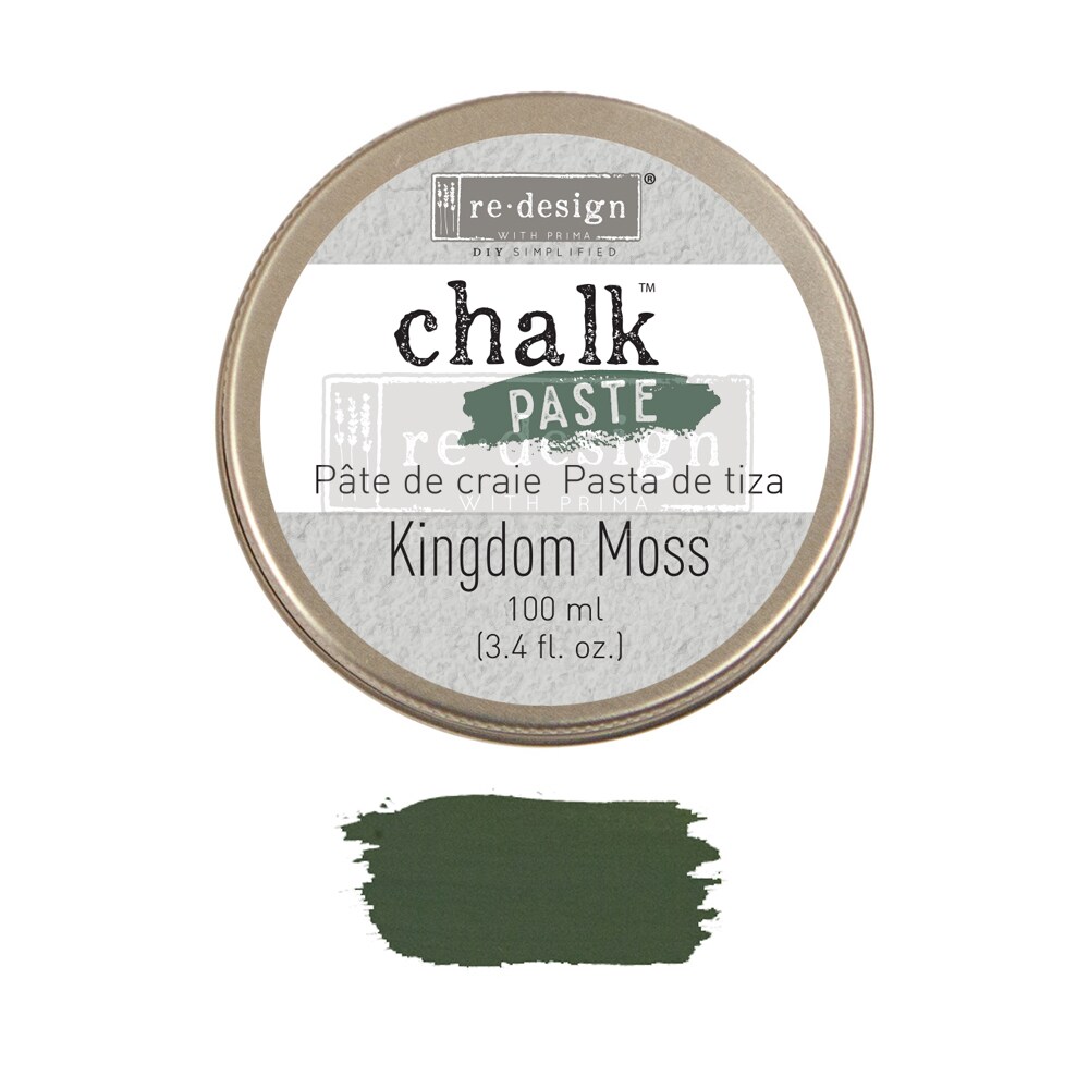 Redesign Chalk Paste - Kingdom Moss - 1 jar, 100 ml (3.4 fl oz)