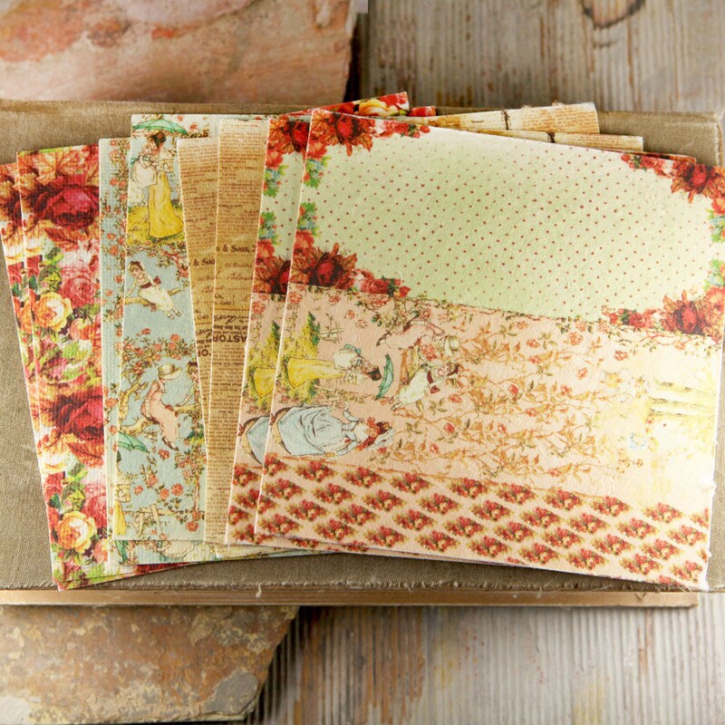 ROMANTIQUE 6X6 MULBERRY PAPER