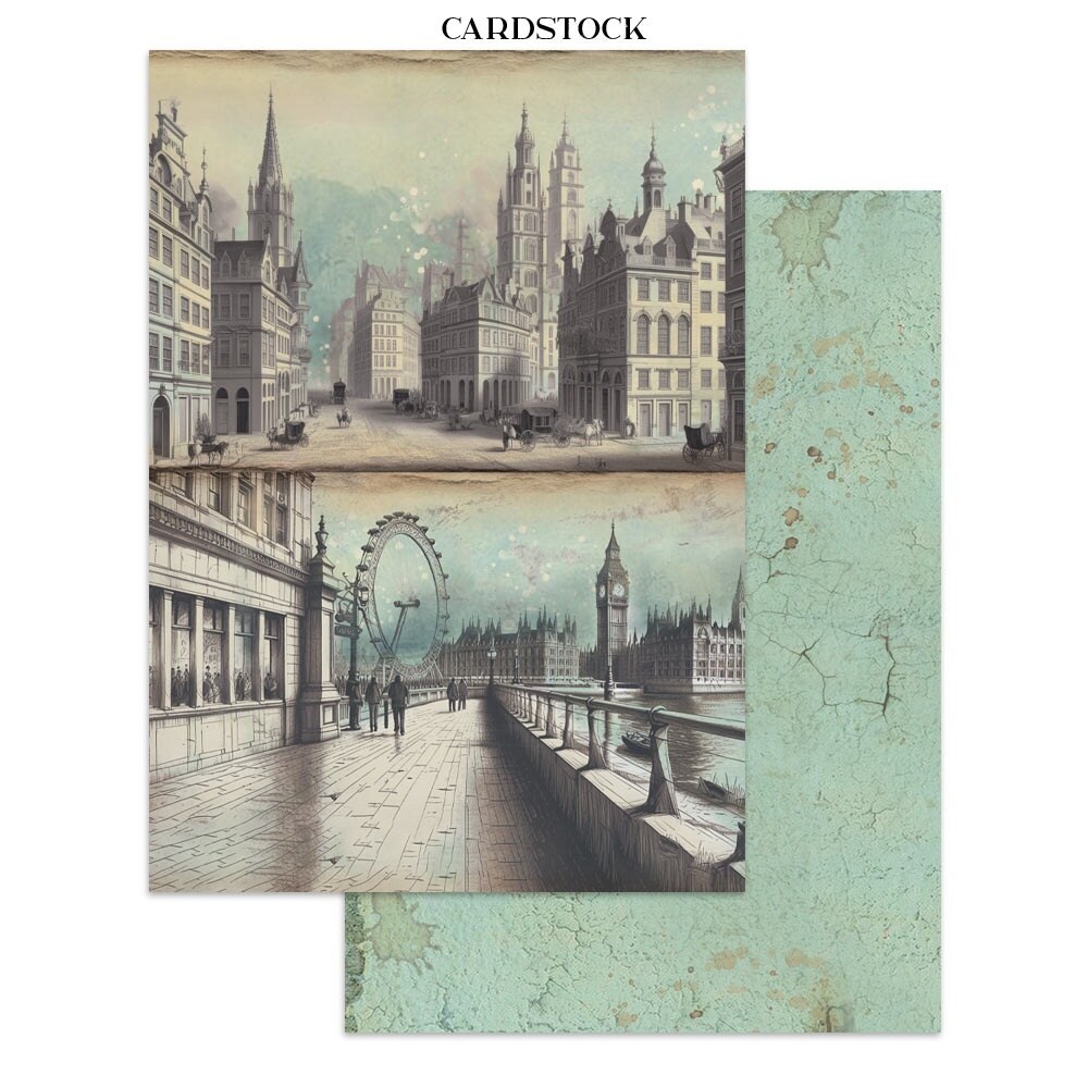 Stamperia Junk Journal, Ephemera And Die Cuts-Voyages Fantastiques