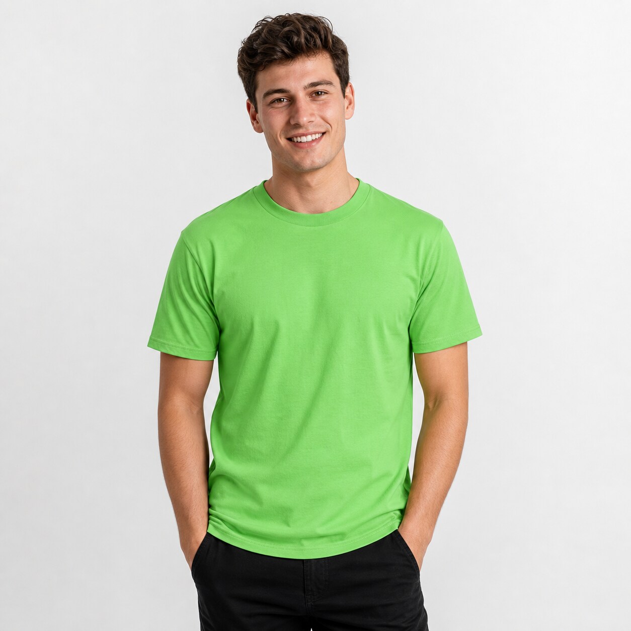 Golden Soft Touch Crewneck T-Shirt for Work, Casual & Everyday Comfort Wear