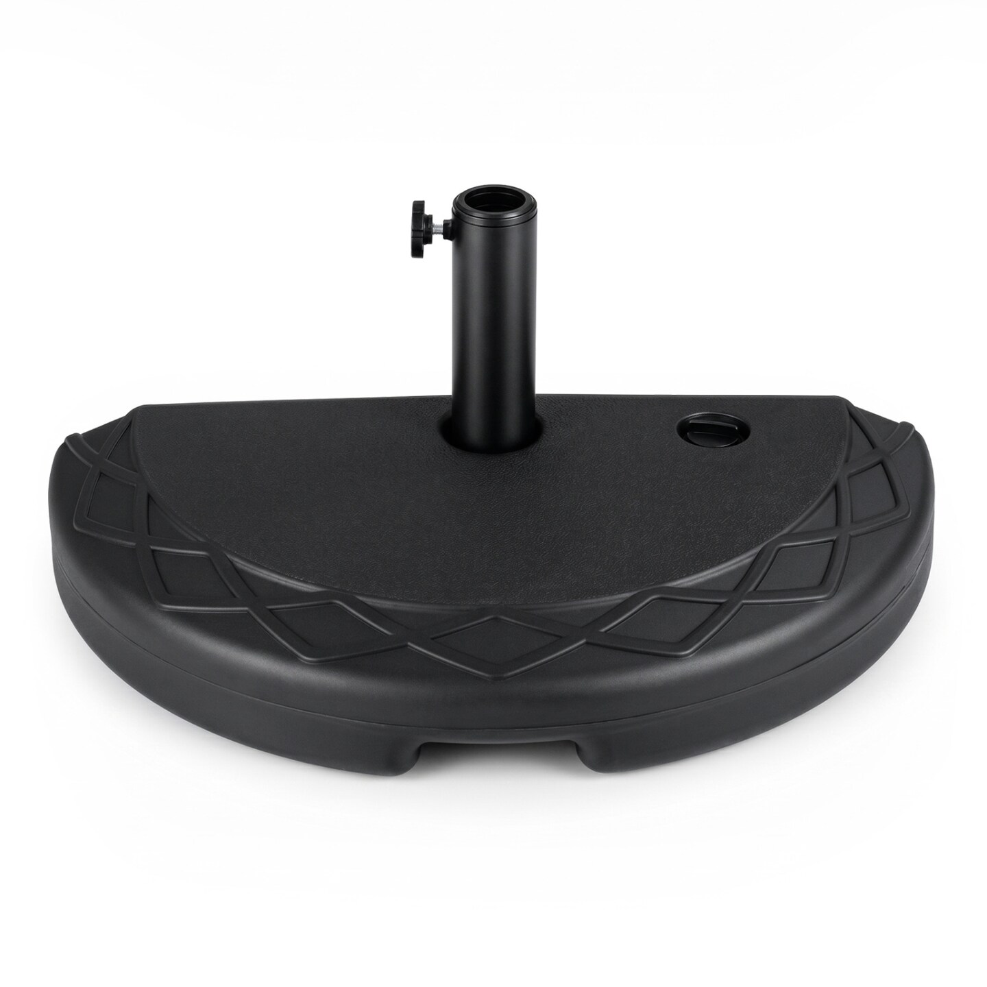 half stand for patio umbrella Base 19.3'' Round Umbrella 1.5''-1.9'' Nuu Garden Versatile in design Nature Spring 20 lb. Half