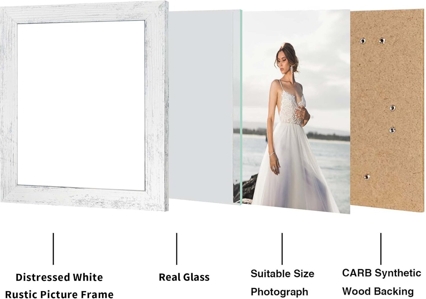 8x10 Picture Frame Set of 4