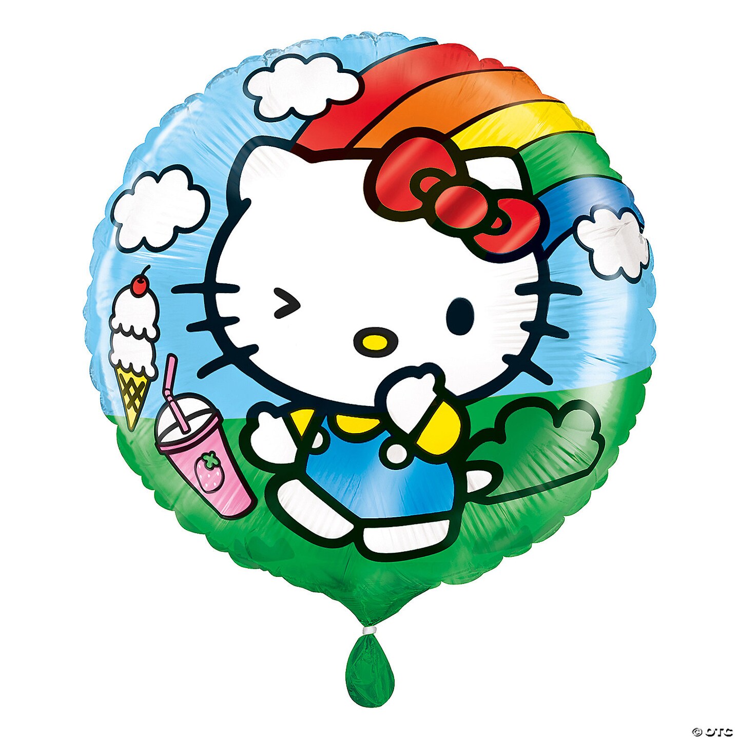 Hello Kitty Round Foil Balloon 18&#x22; Packaged