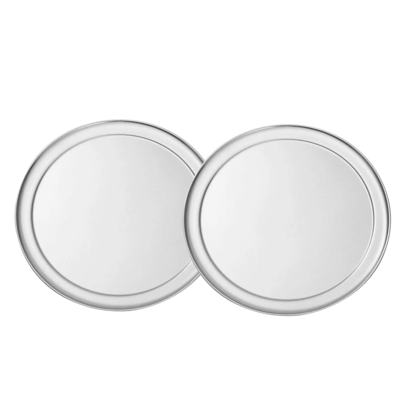 Wide Rim Aluminum Pizza Pan Round Solid 18 Inch