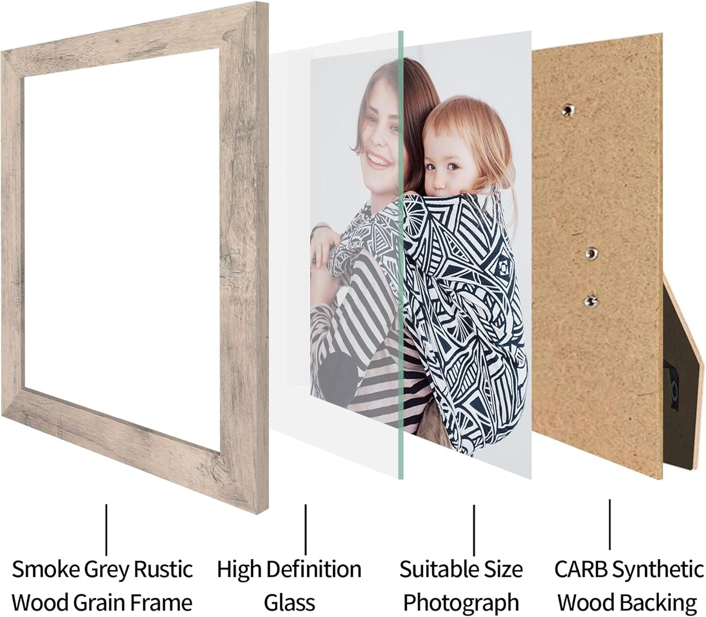 8x10 Picture Frame Set of 4